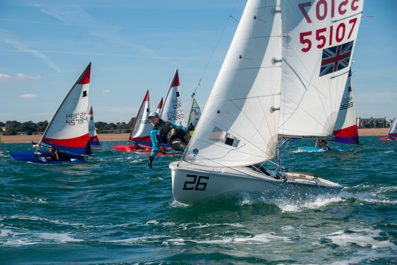Sailing at Kent Schools Sailing Association