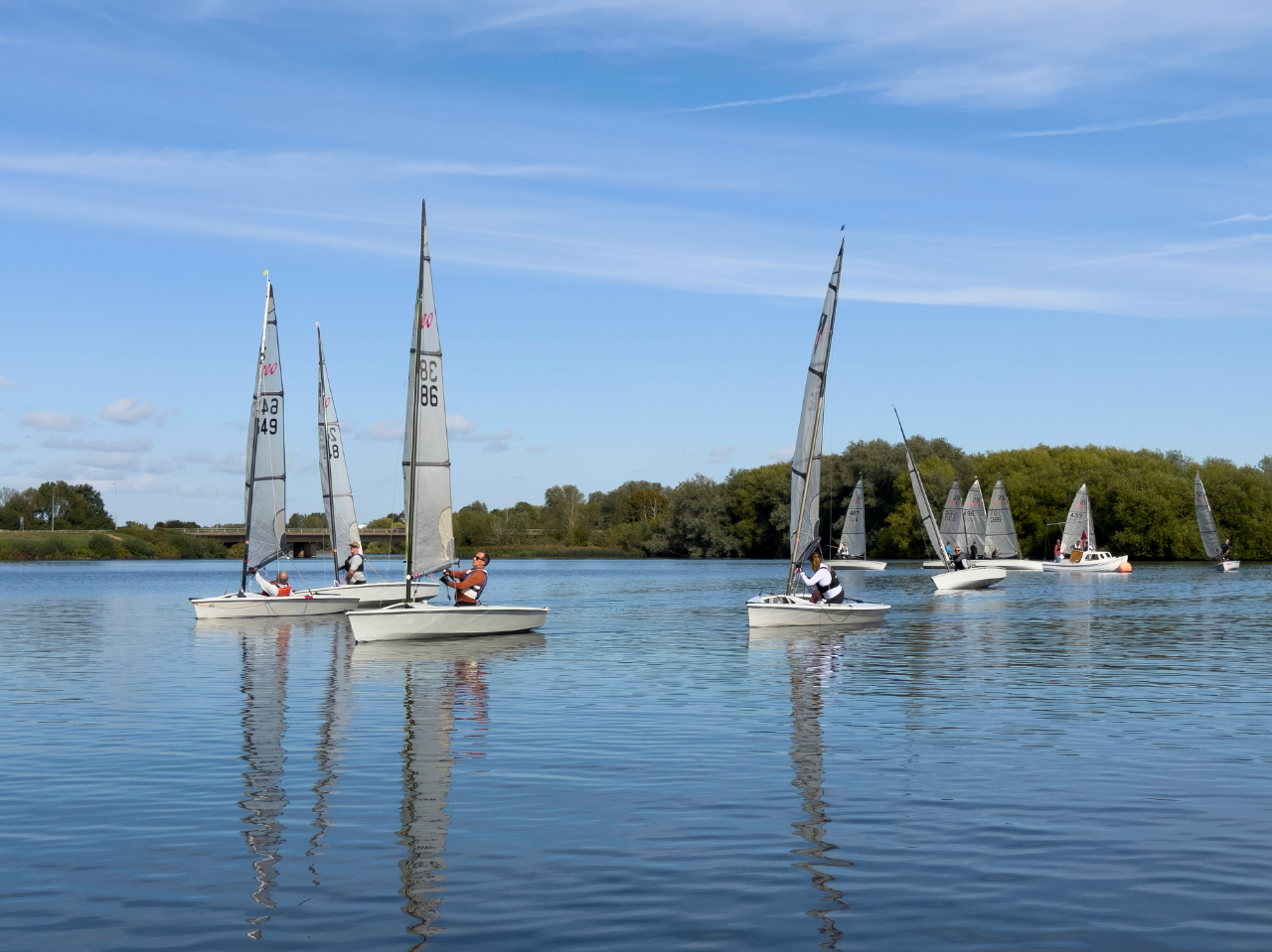 Sailing at Milton Keynes Sailing Club
